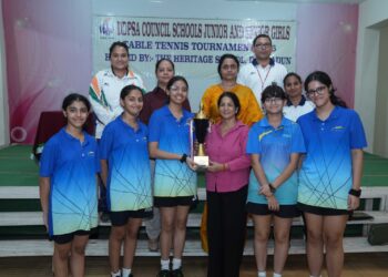 काउंसिल स्कूल्स जूनियर और सीनियर गर्ल्स टेबल टेनिस टूर्नामेंटसीनियर व जूनियर वर्ग की ट्राफी पर समरवैली का कब्जा