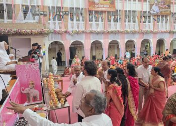 चातुर्मास वर्षायोग के अंतर्गत मंगल कलश शुद्धि कार्यक्रम संपन्न