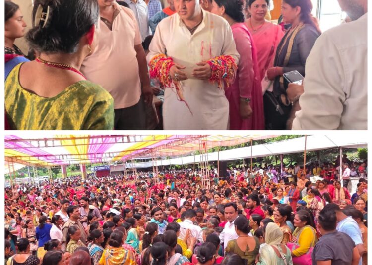 रक्षाबंधन पर देवप्रयाग में उमड़ा बहनों का स्नेह-विधायक विनोद कंडारी की कलाई पर सजी राखियां,आशीर्वाद से अभिभूत हुए विधायक