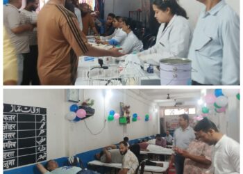 ईद मिलाद-उन-नबी और रक्षाबंधन पर इंसानियत का पैगाम-मुस्लिम समाज ने 105 यूनिट रक्तदान कर बचाई जिंदगी की उम्मीद