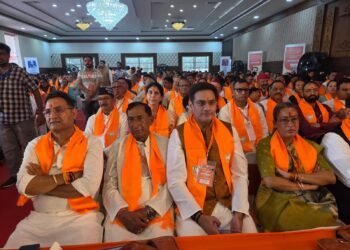 भारतीय जनता पार्टी के प्रदेश कार्यकारिणी बैठक हुई प्रारंभ तमाम कैबिनेट मंत्री और सदस्य रहे मौजूद