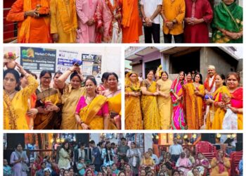 अलकनंदा तट पर गूंजा धर्म और अध्यात्म का संदेश-पौराणिक गणेश मंदिर में कूर्म महापुराण कथा का भव्य शुभारंभ