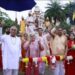 टीएमयू कैंपस में दिव्यघोष के बीच निकली भव्य और दिव्य श्रीजी की रथ यात्रा